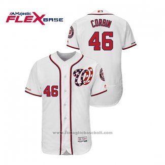 Maglia Baseball Uomo Washington Nationals Patrick Corbin Autentico Flex Base Bianco