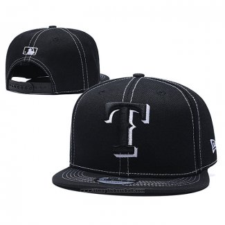 Cappellino Texas Rangers 9FIFTY Snapback Nero