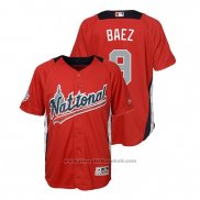 Maglia Baseball Bambino All Star Javier Baez 2018 Home Run Derby National League Rosso