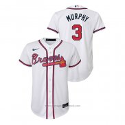 Maglia Baseball Bambino Atlanta Braves Dale Murphy Replica Primera Bianco