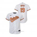 Maglia Baseball Bambino Baltimore Orioles Chris Davis Replica Primera Bianco