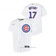 Maglia Baseball Bambino Chicago Cubs Kris Bryant Replica Primera Bianco