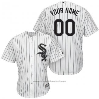 Maglia Baseball Bambino Chicago White Sox Personalizzate Bianco