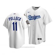 Maglia Baseball Bambino Los Angeles Dodgers A.j. Pollock 2020 Primera Replica Bianco