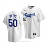 Maglia Baseball Bambino Los Angeles Dodgers Mookie Betts 2020 Primera Replica Bianco