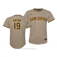 Maglia Baseball Bambino San Diego Padres Tony Gwynn Replica Cool Base Marrone