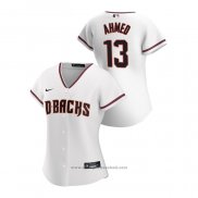 Maglia Baseball Donna Arizona Diamondbacks Nick Ahmed 2020 Replica Home Bianco