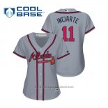 Maglia Baseball Donna Atlanta Braves Ender Inciarte Cool Base Road 2019 Grigio