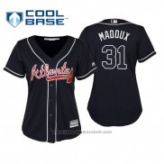 Maglia Baseball Donna Atlanta Braves Greg Maddux Cool Base Alternato 2019 Blu