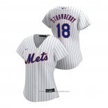 Maglia Baseball Donna New York Mets Darryl Strawberry 2020 Replica Home Bianco