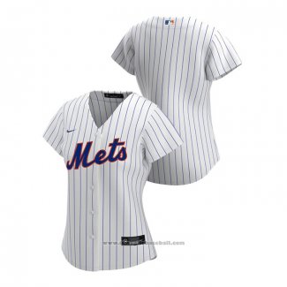 Maglia Baseball Donna New York Mets Replica 2020 Home Bianco