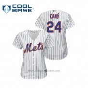 Maglia Baseball Donna New York Mets Robinson Cano Cool Base Home Bianco