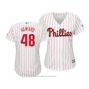 Maglia Baseball Donna Philadelphia Phillies Spencer Howard Cool Base Home Bianco