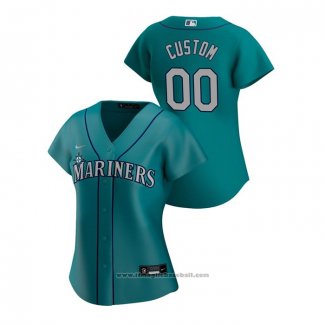 Maglia Baseball Donna Seattle Mariners Personalizzate 2020 Replica Alternato Verde