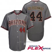 Maglia Baseball Uomo Arizona Diamondbacks 44 Paul Goldschmidt Grigio Flex Base