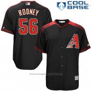 Maglia Baseball Uomo Arizona Diamondbacks 56 Fernando Rodney Nero Cool Base