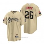 Maglia Baseball Uomo Arizona Diamondbacks Pavin Smith 2021 City Connect Replica Or