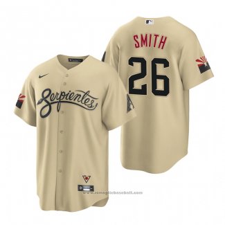 Maglia Baseball Uomo Arizona Diamondbacks Pavin Smith 2021 City Connect Replica Or