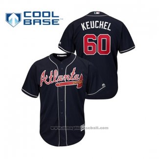 Maglia Baseball Uomo Atlanta Braves Dallas Keuchel Cool Base Alternato Blu