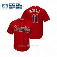 Maglia Baseball Uomo Atlanta Braves Ender Inciarte Cool Base Alternato 2019 Rosso