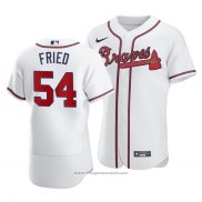 Maglia Baseball Uomo Atlanta Braves Max Fried Autentico Primera Bianco