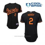 Maglia Baseball Uomo Baltimore Orioles 2 J.j. Hardy Nero Alternato Cool Base