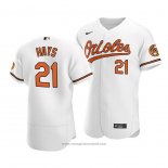 Maglia Baseball Uomo Baltimore Orioles Austin Hays Autentico Primera Bianco