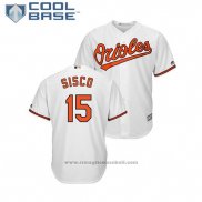 Maglia Baseball Uomo Baltimore Orioles Chance Sisco Cool Base Home Bianco