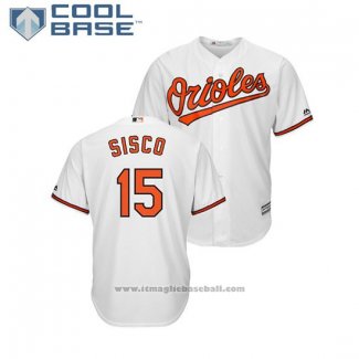 Maglia Baseball Uomo Baltimore Orioles Chance Sisco Cool Base Home Bianco