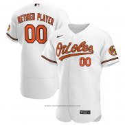 Maglia Baseball Uomo Baltimore Orioles Primera Pick-A-player Retired Roster Autentico Bianco