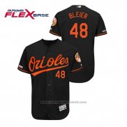 Maglia Baseball Uomo Baltimore Orioles Richard Bleier Autentico Flex Base Nero