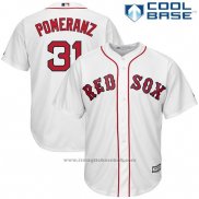 Maglia Baseball Uomo Boston Red Sox 31 Drew Pomeranz Bianco Home Cool Base