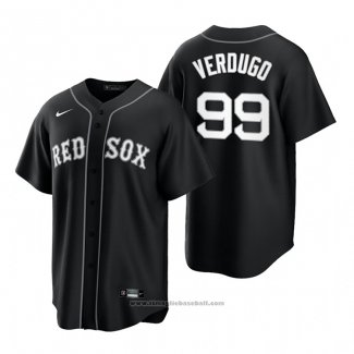 Maglia Baseball Uomo Boston Red Sox Alex Verdugo Replica 2021 Nero