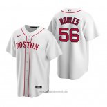 Maglia Baseball Uomo Boston Red Sox Hansel Robles Replica Alternato Bianco