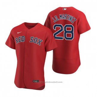 Maglia Baseball Uomo Boston Red Sox J.d. Martinez Autentico Blu