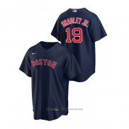 Maglia Baseball Uomo Boston Red Sox Jackie Bradley Jr. Replica Alternato Blu