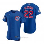 Maglia Baseball Uomo Chicago Cubs Jason Heyward Autentico 2020 Alternato Blu