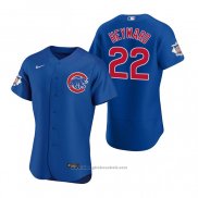 Maglia Baseball Uomo Chicago Cubs Jason Heyward Autentico 2020 Alternato Blu