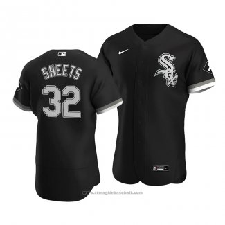 Maglia Baseball Uomo Chicago White Sox Gavin Sheets Autentico Alternato Nero