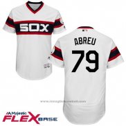 Maglia Baseball Uomo Chicago White Sox Jose Abreu 79 Autentico Collection Flex Base Bianco Giocatore