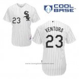 Maglia Baseball Uomo Chicago White Sox Robin Ventura 23 Bianco Home Cool Base