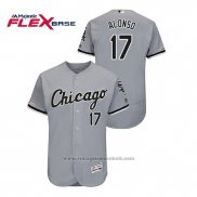 Maglia Baseball Uomo Chicago White Sox Yonder Alonso Flex Base Grigio