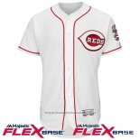 Maglia Baseball Uomo Cincinnati Reds Blank Bianco Flex Base Autentico Collection