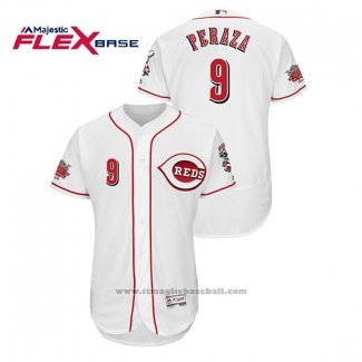 Maglia Baseball Uomo Cincinnati Reds Jose Peraza Flex Base Bianco