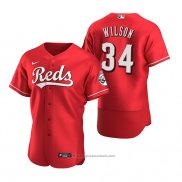 Maglia Baseball Uomo Cincinnati Reds Justin Wilson Autentico Alternato Rosso
