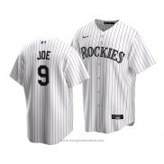 Maglia Baseball Uomo Colorado Rockies Connor Joe Replica Bianco