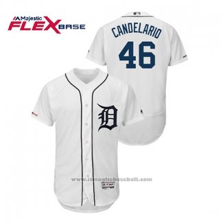 Maglia Baseball Uomo Detroit Tigers Jeimer Candelario Flex Base Bianco