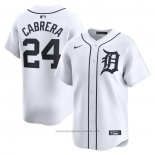 Maglia Baseball Uomo Detroit Tigers Miguel Cabrera Home Limited Bianco