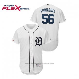 Maglia Baseball Uomo Detroit Tigers Spencer Turnbull Flex Base Autentico Collezione Bianco