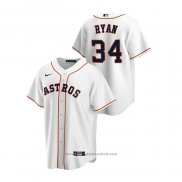 Maglia Baseball Uomo Houston Astros Nolan Ryan Replica Home Bianco